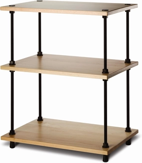 Salamander Designs A3/M Archetype 3-Shelf Audio Stand (Maple) audio rack,hi-fi component stand,media shelf,