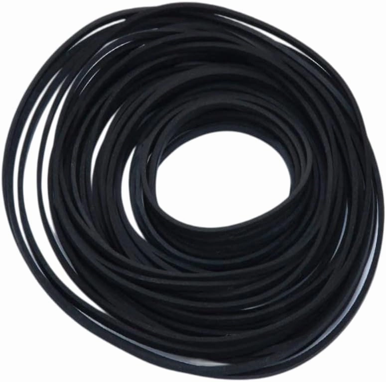 Sam&Johnny 40-135mm Recorder Rubber Belts Mix Square Cassette Recorder Replacement for DVD CD LD Walkman Recorder VCR Phonograph Camera 1mm Width Machine Rubber Belts (50 PCS) belt-drive turntable,vinyl record player,audiophile turntable,