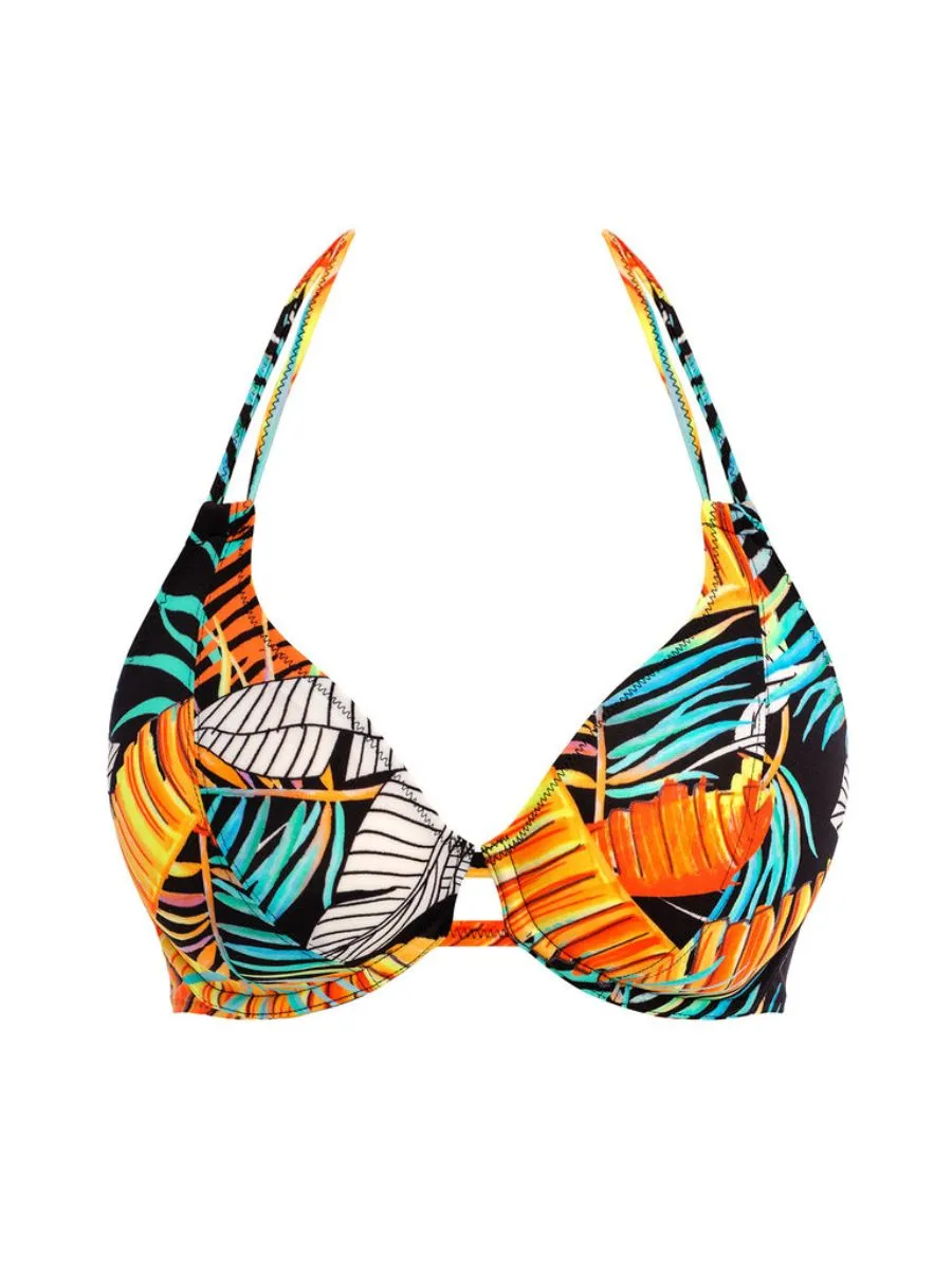 Samba Nights Halter Bikini Top - Multi