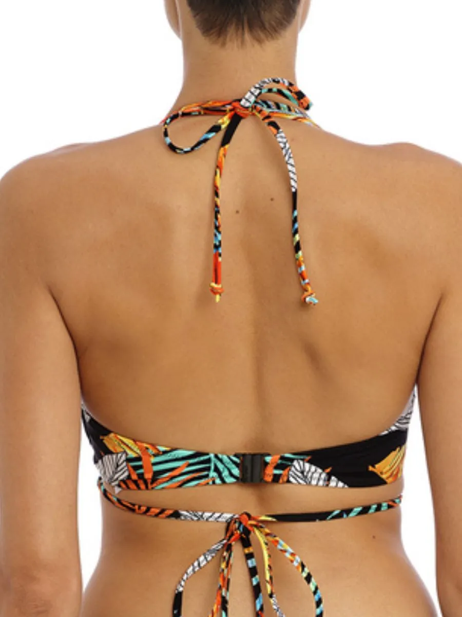 Samba Nights Halter Bikini Top - Multi
