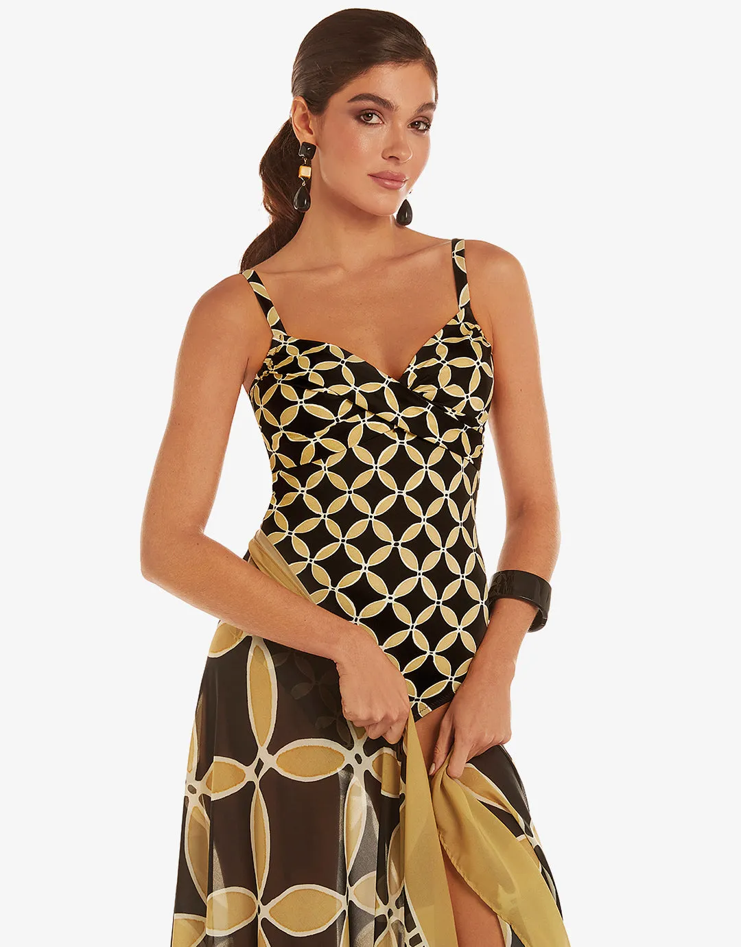 Samoa Underwired Crossover Swimsuit