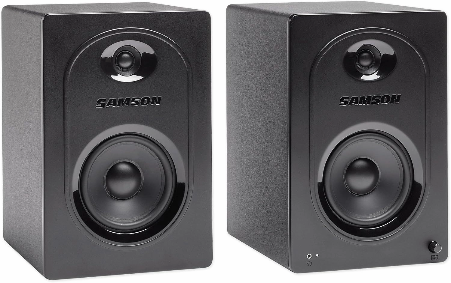 Samson Pair M50 5" Powered Studio/Computer/Podcast Reference Monitors Speakers studio monitors,nearfield speakers,mixing reference monitors,