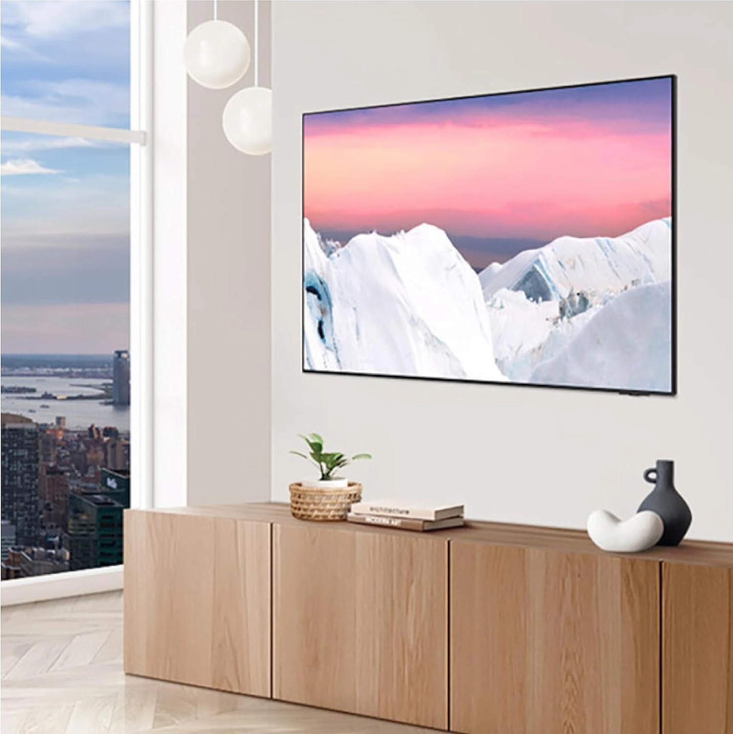 Samsung 83-Inch Class OLED 4K S90C Series Quantum HDR, Dolby Atmos Object Tracking Sound Lite, Ultra Thin, Q-Symphony 3.0, Gaming Hub, Smart TV with Alexa Built-in (QN83S90C, 2023 Model)