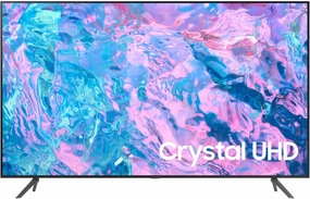 SAMSUNG 85-Inch Class Crystal UHD CU7000 Series PurColor, Object Tracking Sound Lite, Q-Symphony, 4K Upscaling, HDR, Gaming Hub, Smart TV with Alexa Built-in (UN85CU7000, 2023 Model) smart audio hub,voice control speaker,Alexa compatible audio,
