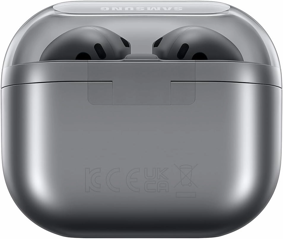 SAMSUNG Galaxy Buds 3 AI True Wireless Bluetooth Earbuds, Open Type Fit, Active Noise Cancellation, 360 Audio, Real-Time Interpreter, Touch Control, Silver - US Version - (Renewed)