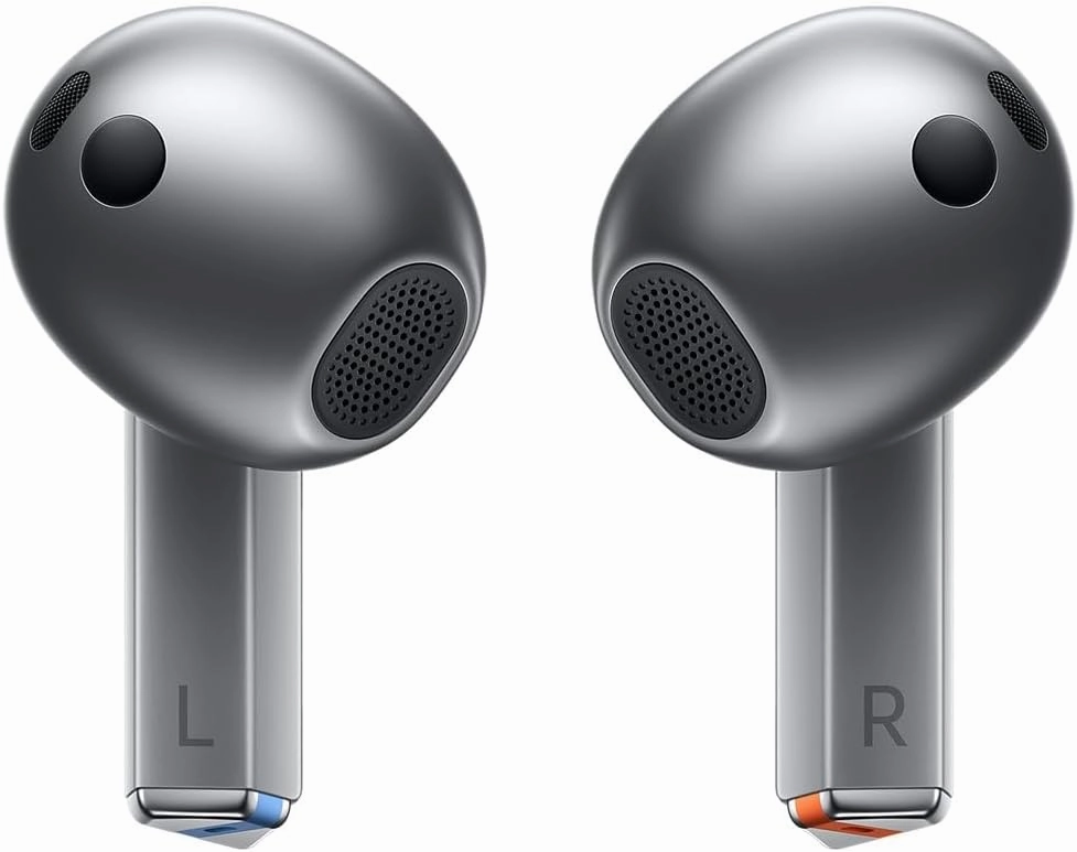 SAMSUNG Galaxy Buds 3 AI True Wireless Bluetooth Earbuds, Open Type Fit, Active Noise Cancellation, 360 Audio, Real-Time Interpreter, Touch Control, Silver - US Version - (Renewed)