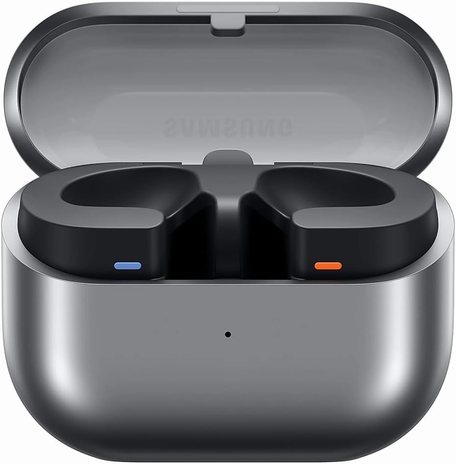 SAMSUNG Galaxy Buds 3 AI True Wireless Bluetooth Earbuds, Open Type Fit, Active Noise Cancellation, 360 Audio, Real-Time Interpreter, Touch Control, Silver - US Version - (Renewed)
