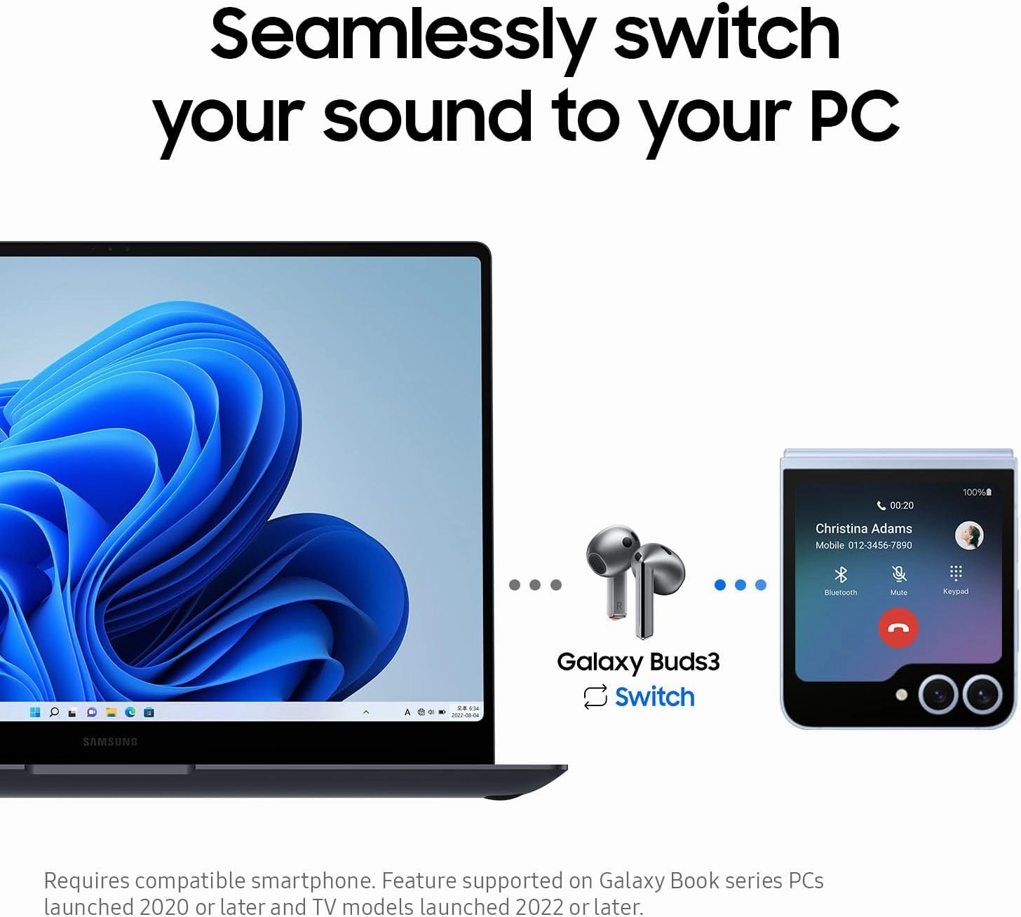 SAMSUNG Galaxy Buds 3 AI True Wireless Bluetooth Earbuds, Open Type Fit, Active Noise Cancellation, 360 Audio, Real-Time Interpreter, Touch Control, White - US Version - Renewed)