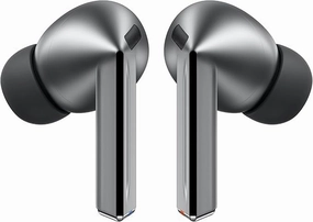 SAMSUNG Galaxy Buds 3 Pro AI True Wireless Bluetooth Earbuds, Noise Cancelling, Sound Optimization, Real-Time Interpreter, Redesigned Comfort Fit Latin American Version (Silver) wireless earbuds,Bluetooth earphones,true wireless stereo,