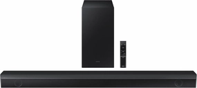 SAMSUNG HW-B650 3.1ch Soundbar w/Dolby 5.1 DTS Virtual:X, Bass Boosted, Built-in Center Speaker, Bluetooth Multi Connection, Voice Enhance & Night Mode, Subwoofer Included, 2022,Black soundbar,TV speaker bar,home theater soundbar,