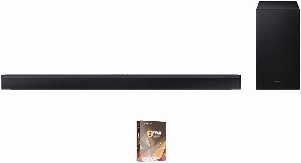 Samsung HW-B750D 5.1Ch Soundbar and Subwoofer with Dolby Digital with an Additional 1 Year Extended Amber Protection (2024) soundbar,TV speaker bar,home theater soundbar,