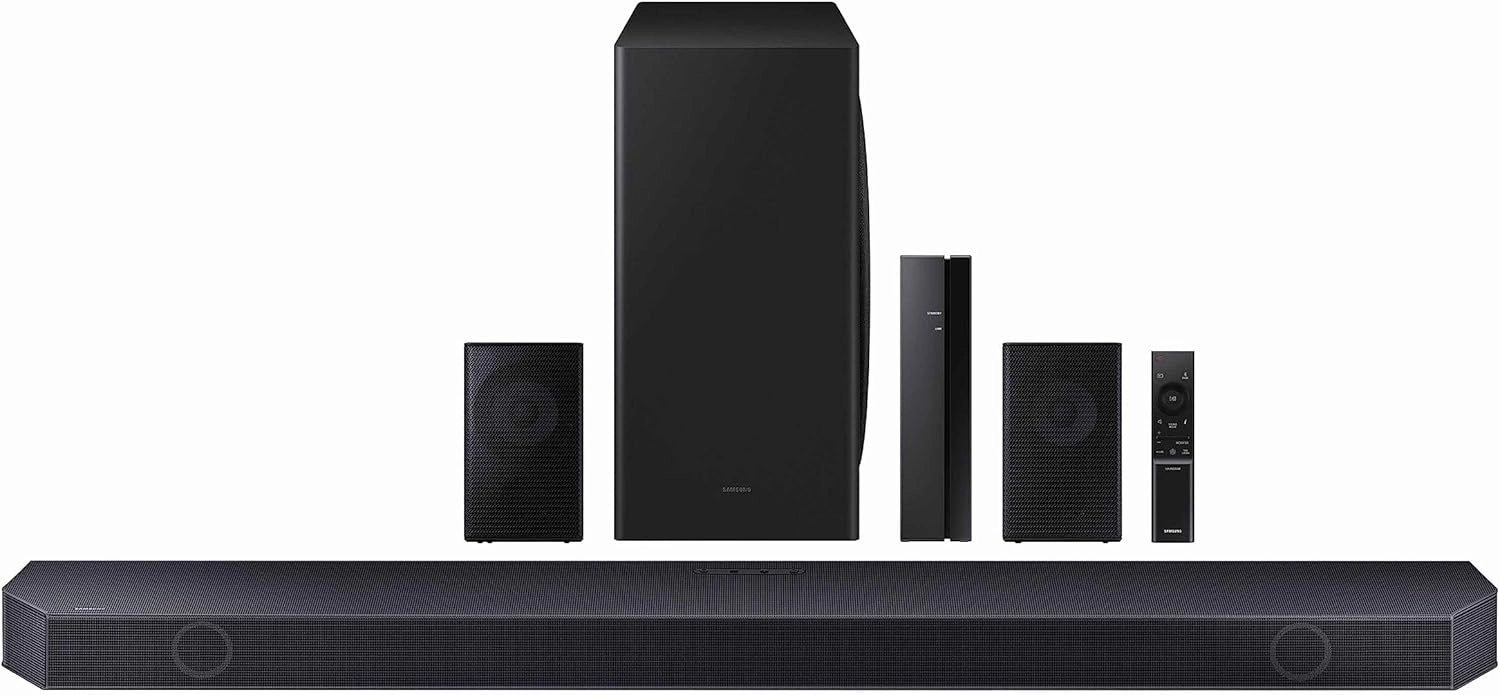 Samsung HW-Q910C/ZA-RB 9.1.2 ch Wireless Dolby ATMOS Soundbar System - Certified Refurbished surround sound system,cinema audio kit,5.1 surround package,