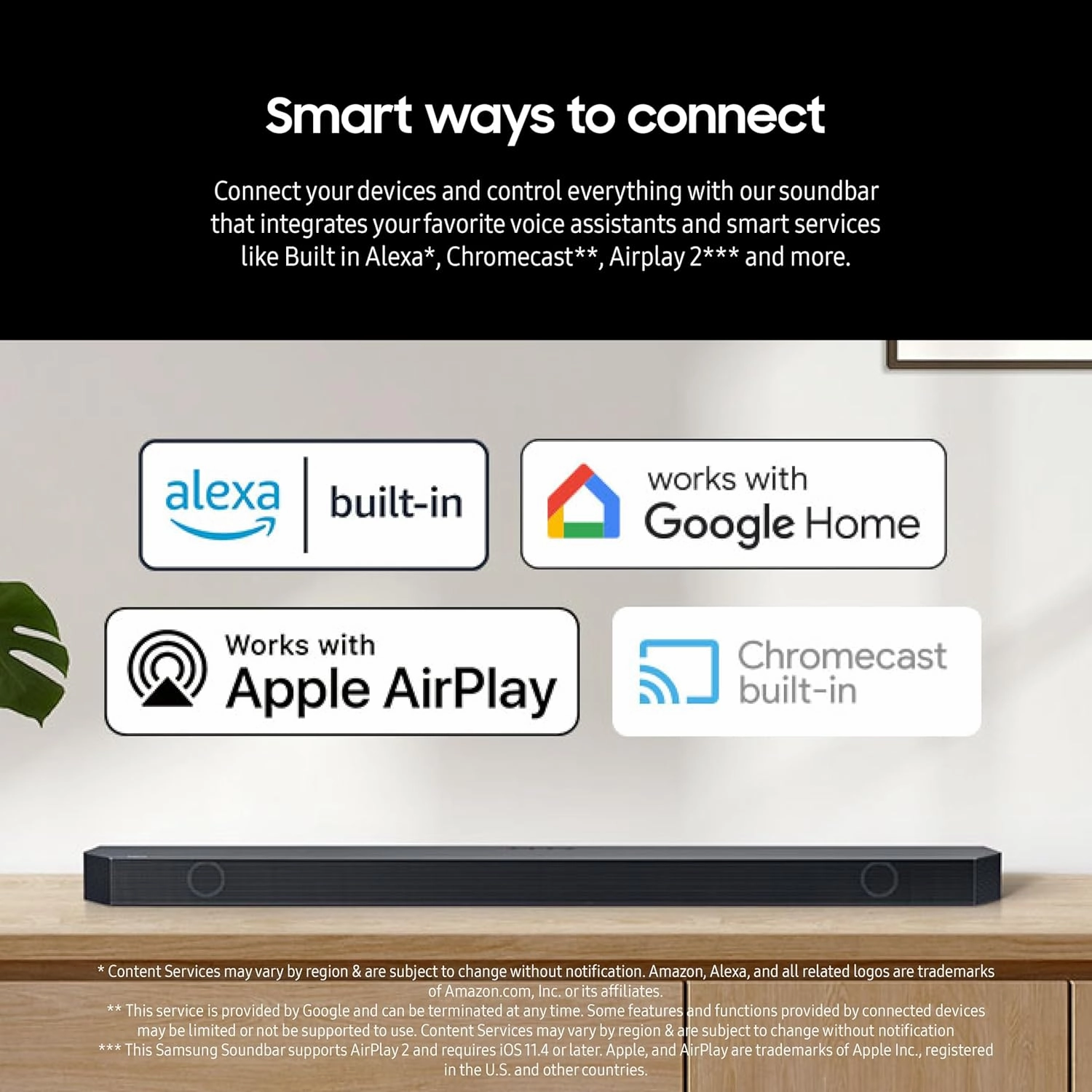 Samsung HW-Q910D 9.1.2 ch Soundbar w/Dolby Audio, Surround Sound Expansion, Adaptive Sound, Wireless Subwoofer, 2024