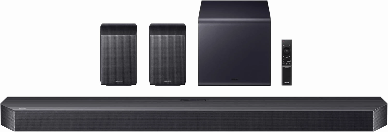 Samsung HWQ990F 11.1.4 Channel Q-Series Soundbar with Subwoofer and Rear Speakers soundbar,TV speaker bar,home theater soundbar,