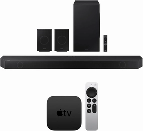 Samsung Q990D 11.1.4ch Soundbar, HW-Q990D/ZA Bundle with AppleTV 4K 64GB soundbar,TV speaker bar,home theater soundbar,