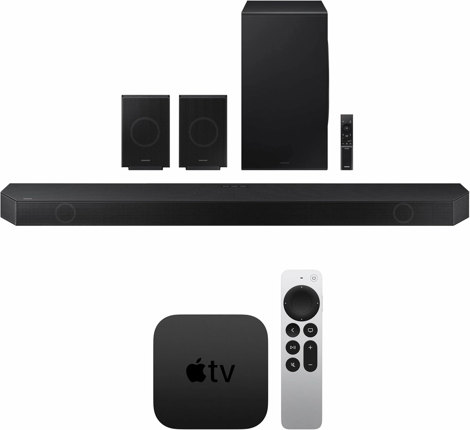 Samsung Q990D 11.1.4ch Soundbar, HW-Q990D/ZA Bundle with AppleTV 4K 64GB soundbar,TV speaker bar,home theater soundbar,