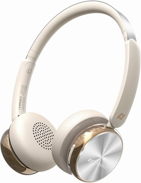 SANSUI ANC Wireless Headphones,Over Ear Headphones with 50H Battery Life,Active Noise Cancelling,Deep Bass,Memory Foam Ear Cups,Travel,Office,Bluetooth 5.4, Adjustable Headband, DT11 (White) bookshelf speakers,compact stereo speakers,hi-fi shelf speakers,