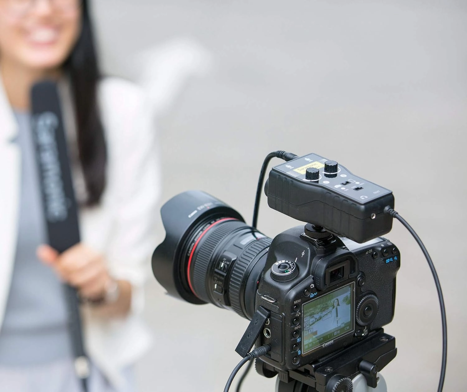 Saramonic 2-Ch Audio Interface w/XLR, 1/4" & 1/8 for Smartphones, Tablets & Cameras (SmartRig )