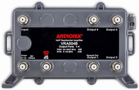 SatelliteSale Antronix VRA504B/ACP 75Ohm VoIP Integrated Residential Amplifier 4 1P Kit integrated amplifier,stereo receiver,hi-fi amp combo,