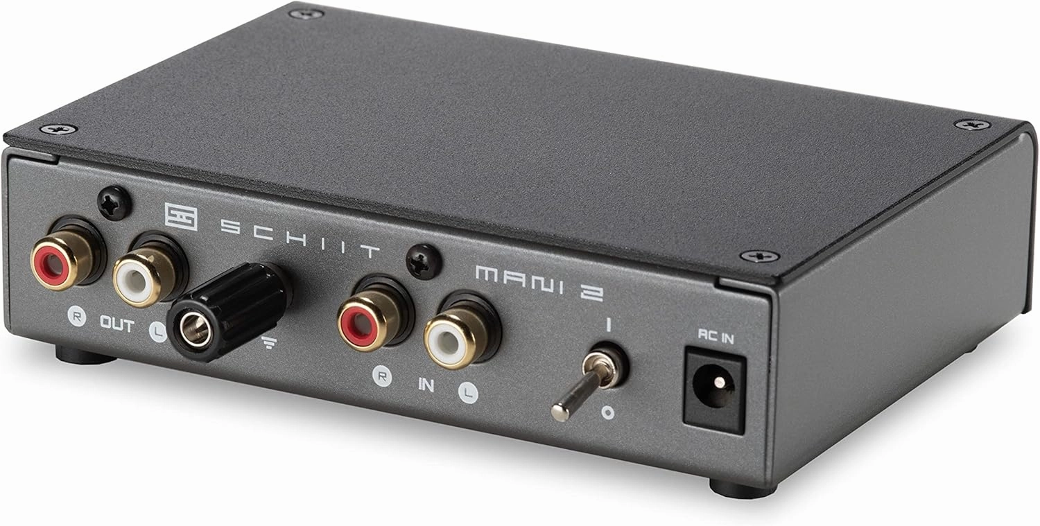 Schiit Mani 2 Phono Preamp for MM, MC, and MI Cartridges (Black)