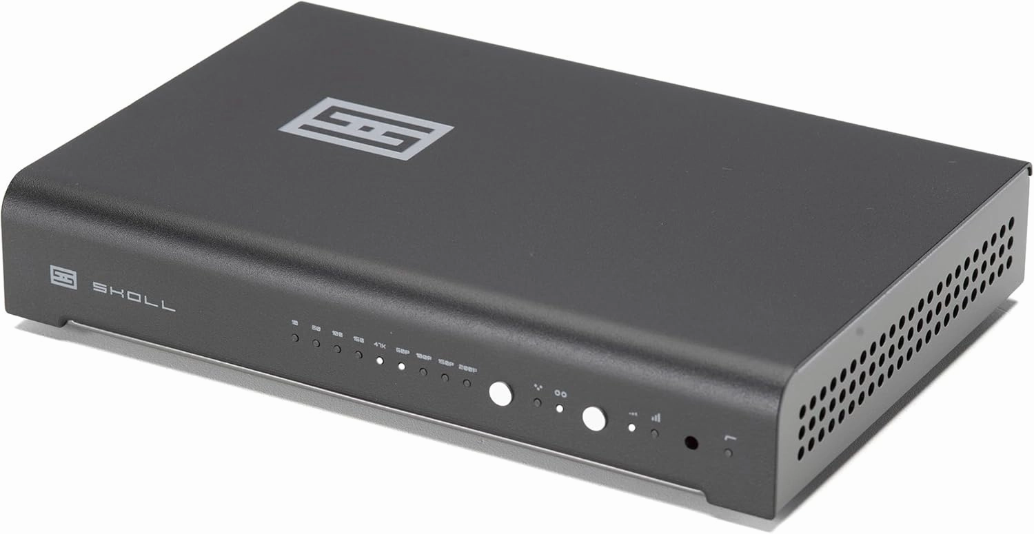 Schiit Skoll XLR Balanced and RCA Single-Ended MM, MC, Phono Preamp with Remote Control - Black phono preamp,turntable amplifier,record player preamp,