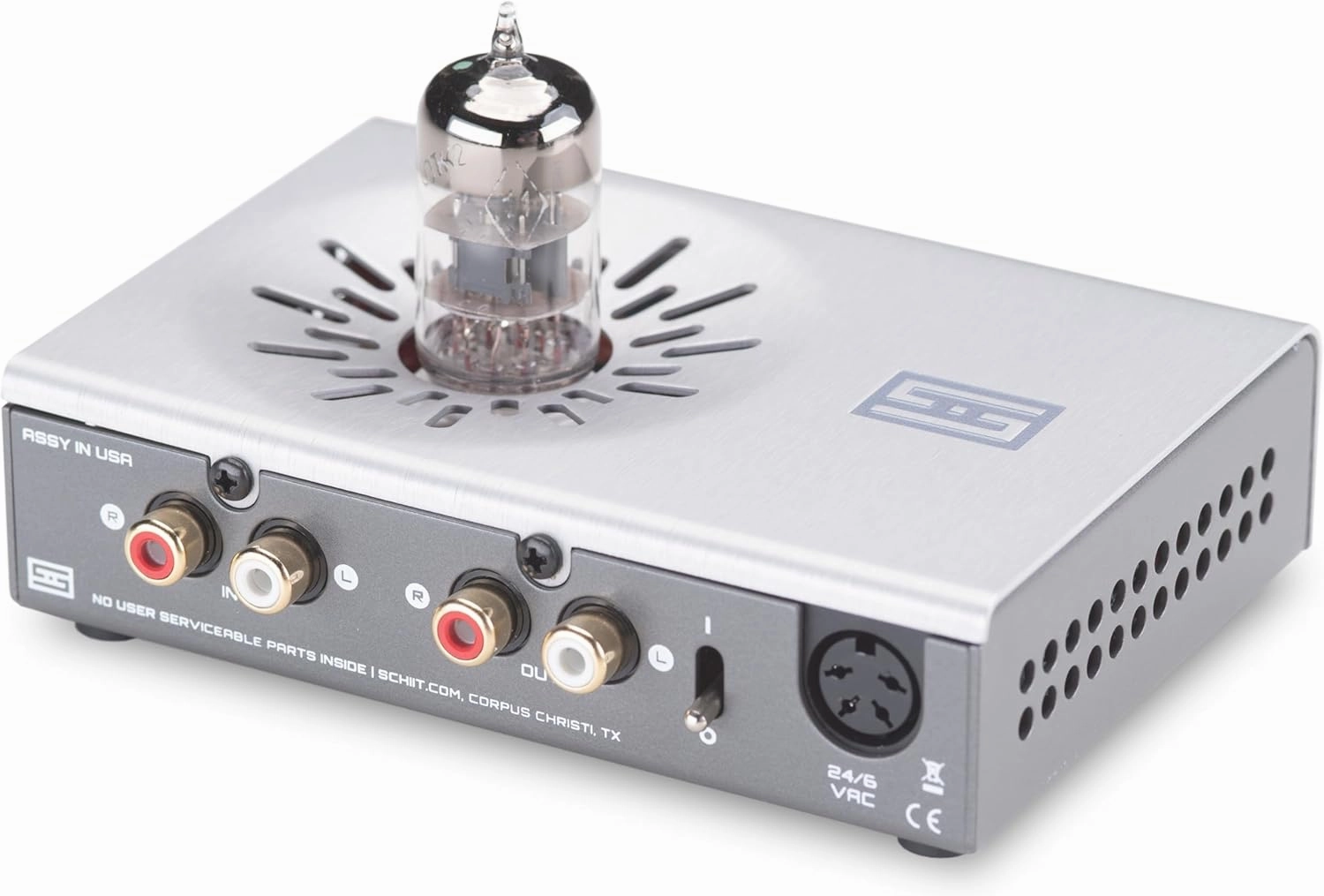 Schiit Vali 3 Beautiful Tube Hybrid Headphone Amp and Preamp - Silver
