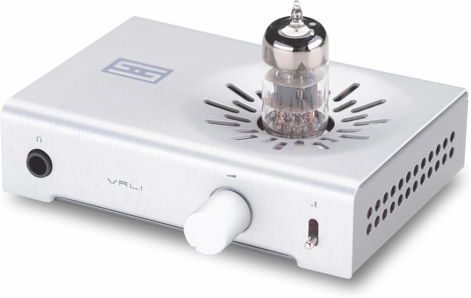 Schiit Vali 3 Beautiful Tube Hybrid Headphone Amp and Preamp - Silver phono preamp,turntable amplifier,record player preamp,