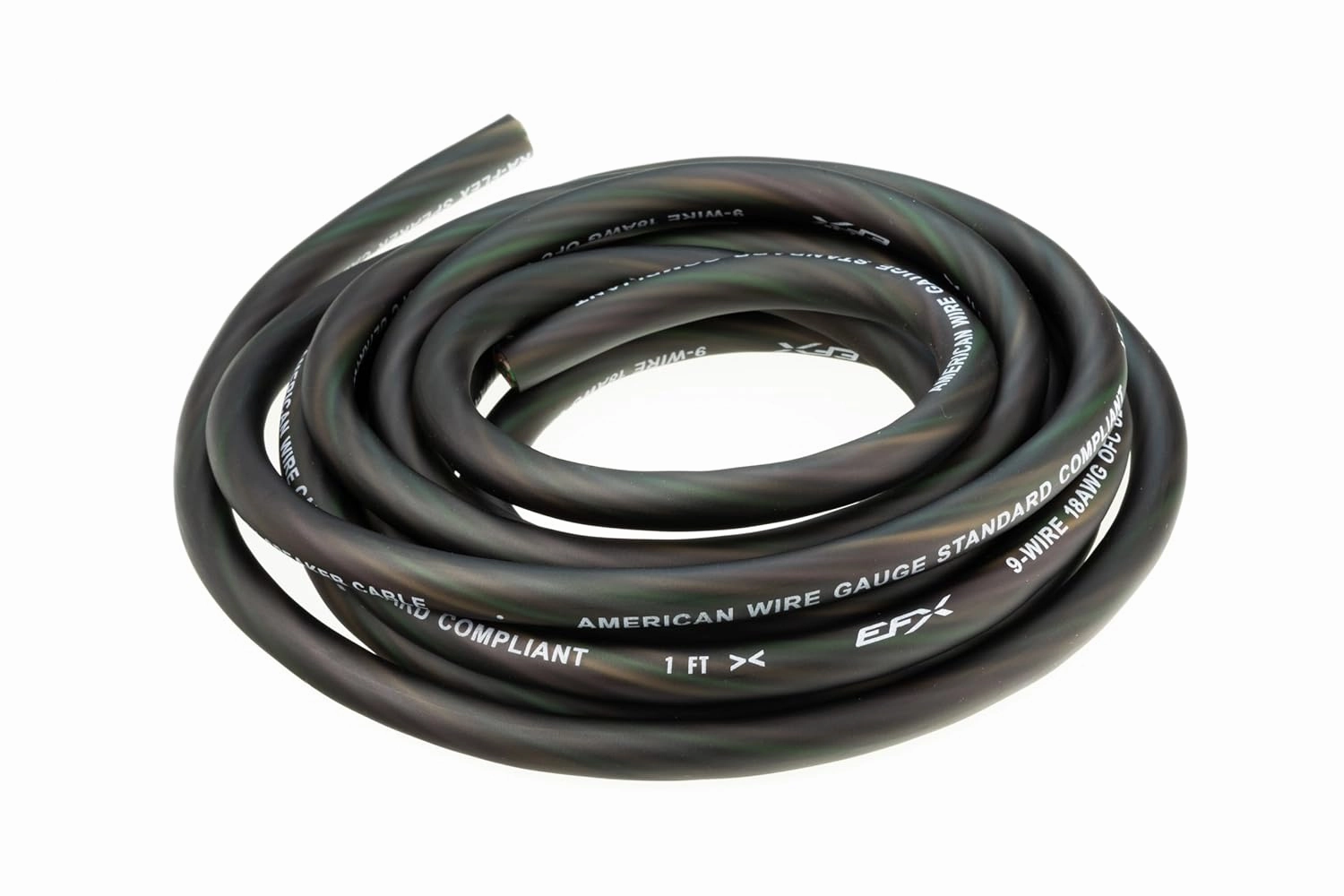 SCOSCHE EFX S9W18-20B 9-Wire 18-Gauge OFC Speaker Cable - 20ft, Multi-Conductor Speed Wire for Car Audio Systems - 18 AWG Oxygen-Free Copper speaker cable,audio wire,hi-fi speaker cord,