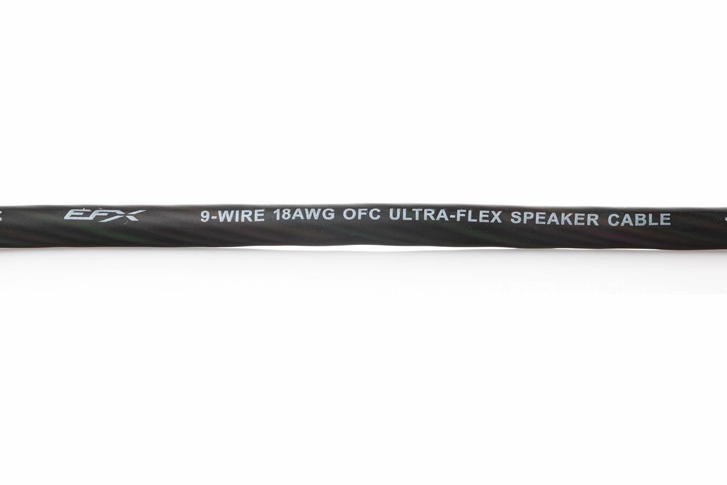 SCOSCHE EFX S9W18-20B 9-Wire 18-Gauge OFC Speaker Cable - 20ft, Multi-Conductor Speed Wire for Car Audio Systems - 18 AWG Oxygen-Free Copper