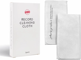 sdroceRyaM Record Cleaning Cloth Anti-Static 16''x16'' Extra Large Microfiber Towel Lint Free Vinyl Cleaner for Your LP Collection, 2 Pack record cleaning kit,vinyl cleaner,stylus brush set,