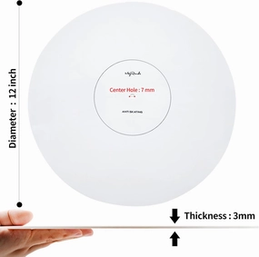 sdroceRyaM Turntable Phonograph Cartridge Alignment Protractor Mat Acrylic LP Vinyl Record Pickup Calibration Plate for Turntable Accessories, White,Style A turntable cartridge,phono cartridge,MM MC stylus,