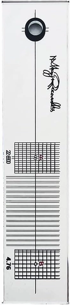 sdroceRyaM Turntable Phonograph LP Phono Cartridge Stylus Alignment Protractor Adjustment Tool - Mirrored Surface for Precision turntable cartridge,phono cartridge,MM MC stylus,