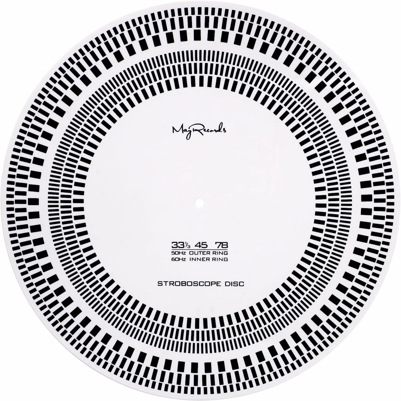 sdroceRyaM Turntable Strobe Disc LP Stroboscope Mat Tests Rotational Speed Detection LP Turntables Calibration Disc for Record Player turntable cartridge,phono cartridge,MM MC stylus,