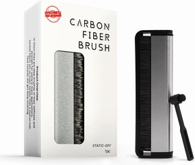 sdroceRyaM Vinyl Record & Stylus Cleaning Kit 2-in-1 Anti-Static Carbon Fiber Bristles Soft LP Cleaner Brush and Stylus Brush, Style B record cleaning kit,vinyl cleaner,stylus brush set,
