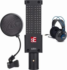 sE Electronics VR1 Voodoo Passive Ribbon Microphone with Shockmount & Case   Studio Reference Headphones   4-Inch Pop Filter reference headphones,neutral sound headphones,monitor headphones,