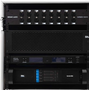 Seismic Audio - SA-PTR-10UC - 10 Space Pro Audio DJ Road Rack Case with Casters - 10U Pro Tour Grade Rack audio rack,hi-fi component stand,media shelf,