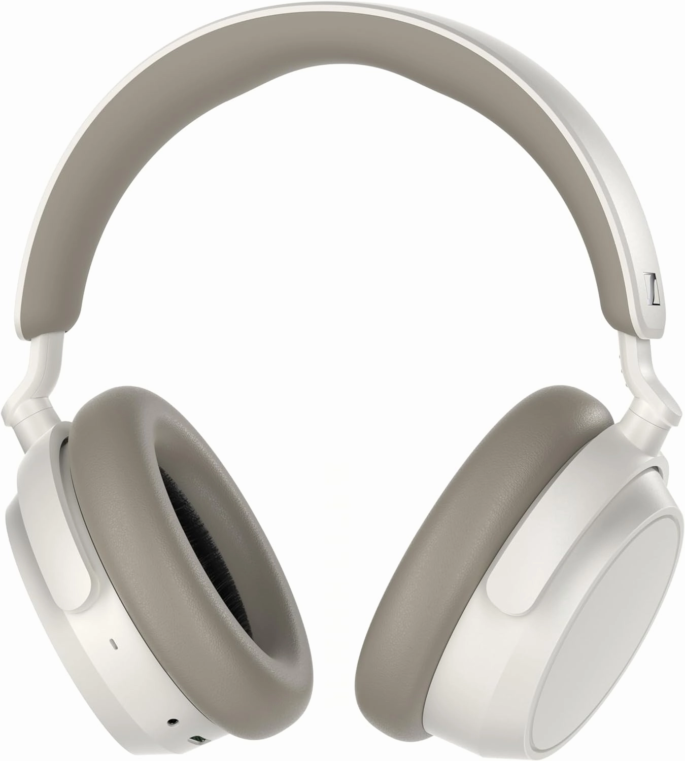 Sennheiser ACCENTUM Plus Wireless Bluetooth Headphones - Quick-Charge Feature, 50-Hr Battery Playtime, Adaptive Hybrid ANC, Sound Personalization, Touch Controls, White over-ear headphones,closed back headphones,wireless studio cans,
