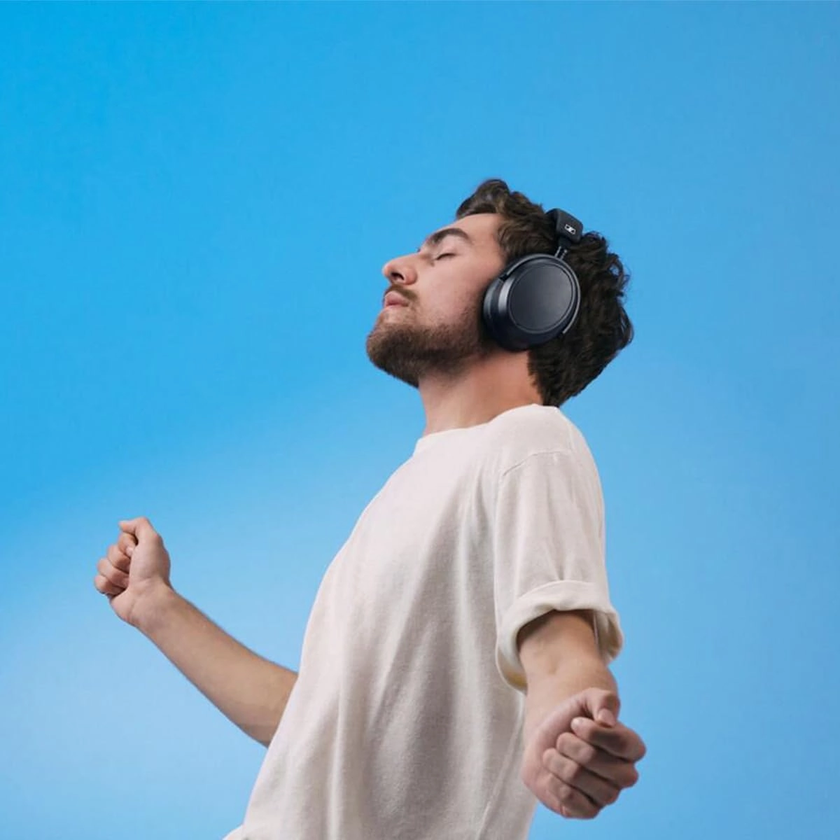 Sennheiser ACCENTUM Wireless Bluetooth Headphones - 50-Hour Battery Life, Audio, Hybrid Noise Cancelling (ANC), All-Day Comfort and Clear Voice Pick-up for Calls, Black