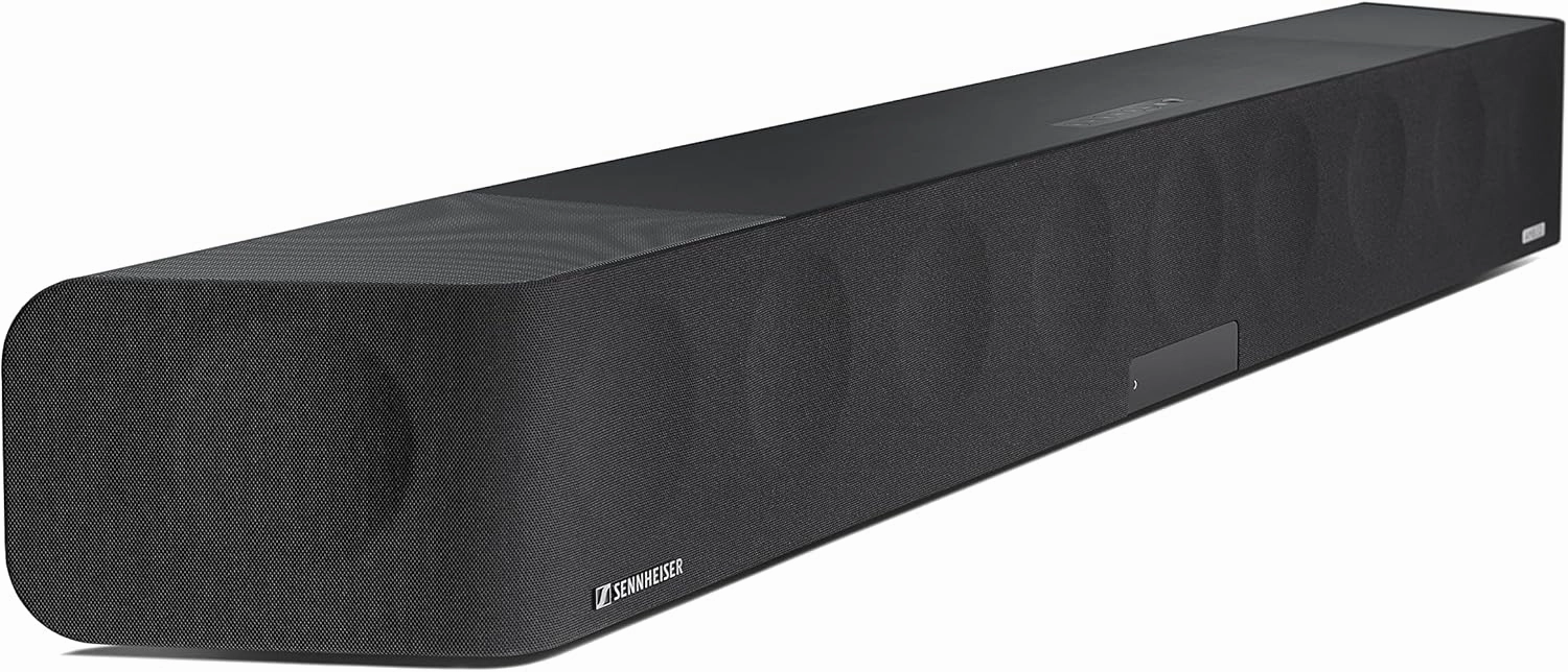 SENNHEISER AMBEO Soundbar Max - Soundbar for TV with 13 Speakers - 5.1.4 Sound Experience with Dolby Atmos & DTS:X, Home Theater Audio with deep 30Hz Bass without extra Subwoofer soundbar,TV speaker bar,home theater soundbar,
