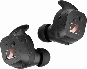 Sennheiser Consumer Audio Sport True Wireless Earbuds - Bluetooth in-Ear Headphones, Music and Calls with Adaptable Acoustics, Noise Isolation, Touch Controls, IP54 27-Hour Battery, Black audiophile headphones,high-end headphones,studio over-ear,