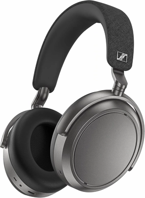 Sennheiser MOMENTUM 4 Wireless Headphones, Bluetooth for Crystal-Clear Calls w/Adaptive Noise Cancellation, 60h Battery Life, Customizable Sound & Lightweight Folding Design, Graphite audiophile headphones,high-end headphones,studio over-ear,