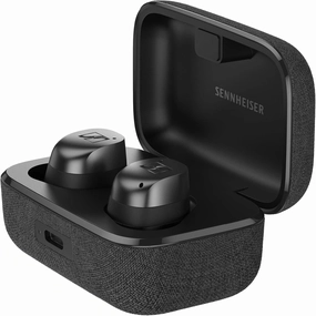 Sennheiser MOMENTUM True Wireless 4 Smart Earbuds with Bluetooth 5.4, Crystal-Clear Sound, Comfortable Design, 30-Hour Battery Life, Adaptive ANC, LE Audio and Auracast - Black Graphite audiophile headphones,high-end headphones,studio over-ear,