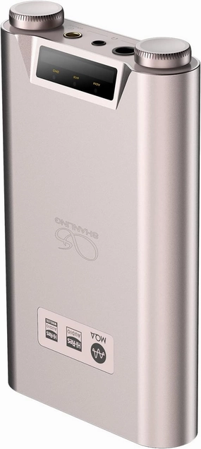SHANLING H7 Desktop DAC/Headphone Amplifier,Balanced Portable HiFi Music Player,AK4191EQ AK4499EX DAC,768kHz/32bit DSD512,MQA Full Decoder,3.5/4.4/6.35mm,Optical/USB/Coaxial/Bluetooth 5.0 (Titanium) hi-res portable player,digital audio player,DAP lossless,