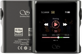 SHANLING M0s MP3 Player with Bluetooth Hi-Fi Lossless Sound Music Player Portable Digital Audio Player DAP Player 1.54 HD Touch Lasts 10 Hours (Titanium) hi-res portable player,digital audio player,DAP lossless,