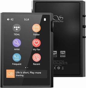 SHANLING M1 Plus 3.2inch Mini Music Player Portable DAP with Bluetooth 5.2 LDAC/WiFi/DLNA/Airplay/Tidal Streaming, Lossless DSD Hi-Res Compatible with 2TB Micro SD (Black) speaker stands,monitor stands,floor speaker holders,