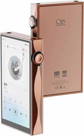 SHANLING M3 Plus Android13 Player,Portable Digital Audio Player,MP3/MP4 Player,Snapdragon 665 4GB 64GB,4X CS43198 DAC,768kHz/32bit,DSD512,MQA 16X3.5mm/4.4mm,800mW@32 Output (Champaign Gold) hi-res portable player,digital audio player,DAP lossless,