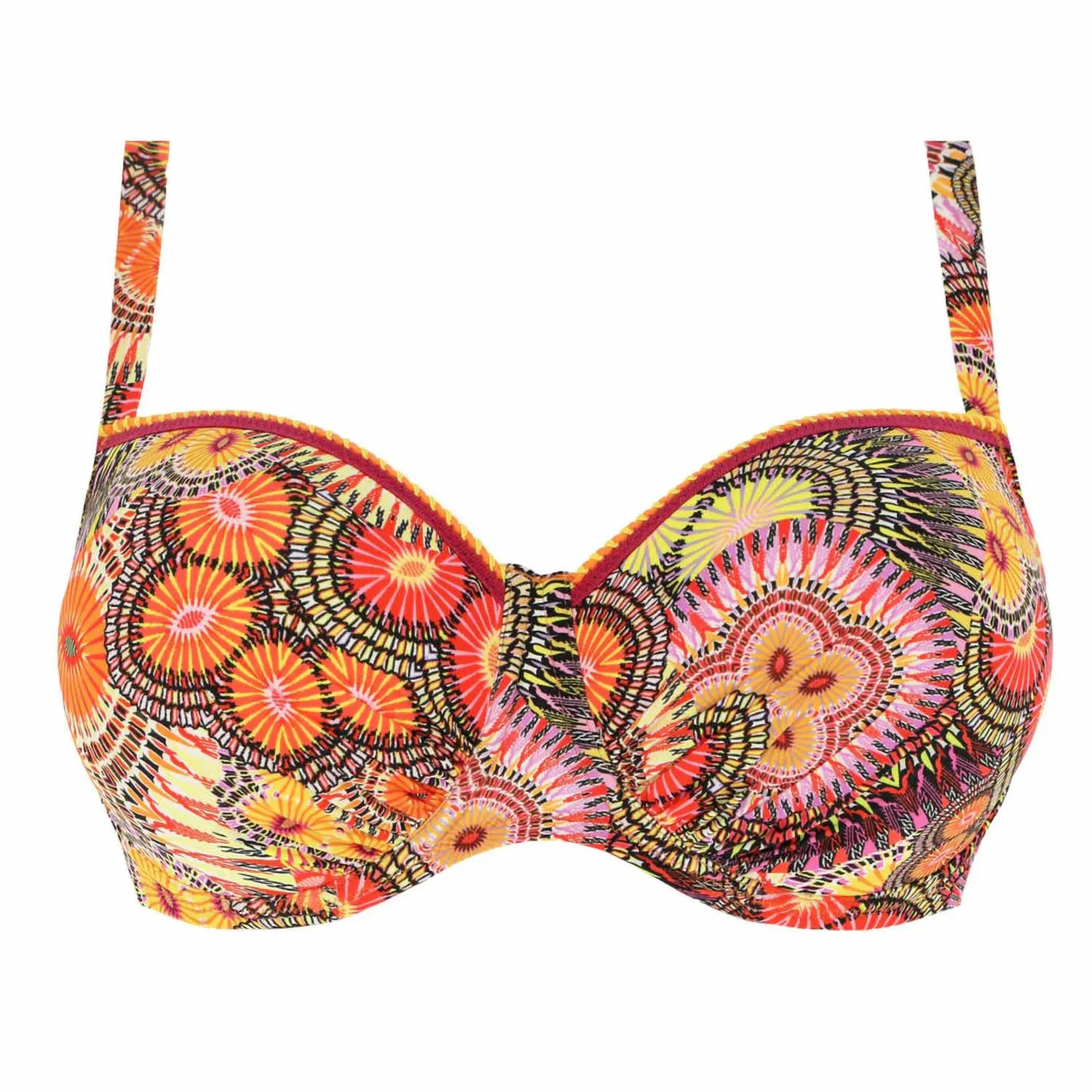 Shell Bikini Top In Orange Avatar