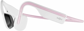 SHOKZ OpenMove - Open-Ear Bluetooth Sport Headphones, Bone Conduction Wireless Earphones, Sweatproof for Running and Workouts, with Sticker Pack (Pink) over-ear headphones,closed back headphones,wireless studio cans,