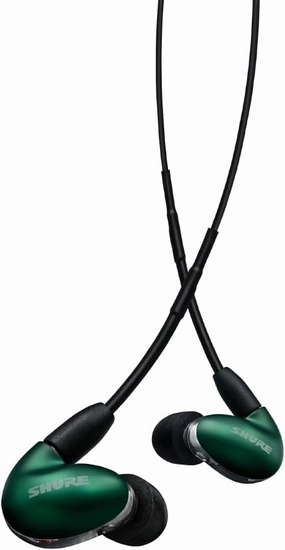 Shure SE846 PRO Gen 2 Wired Sound Isolating Earphones, Secure in-Ear Earbuds, High-End Professional Sound, Hi-Def Four Drivers, Upgraded Sound Filters, Durable Quality, Customizable Frequency - Jade audiophile headphones,high-end headphones,studio over-ear