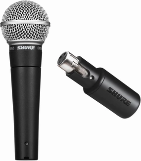 Shure SM58-LC Microphone Bundle with MVX2U XLR-to-USB Digital Interface with Headphone Jack, Integrated Pre-amp with 60dB Gain Control, Zero-Latency Monitoring, 48V Phantom Power and USB-C Cable integrated amplifier,stereo receiver,hi-fi amp combo,